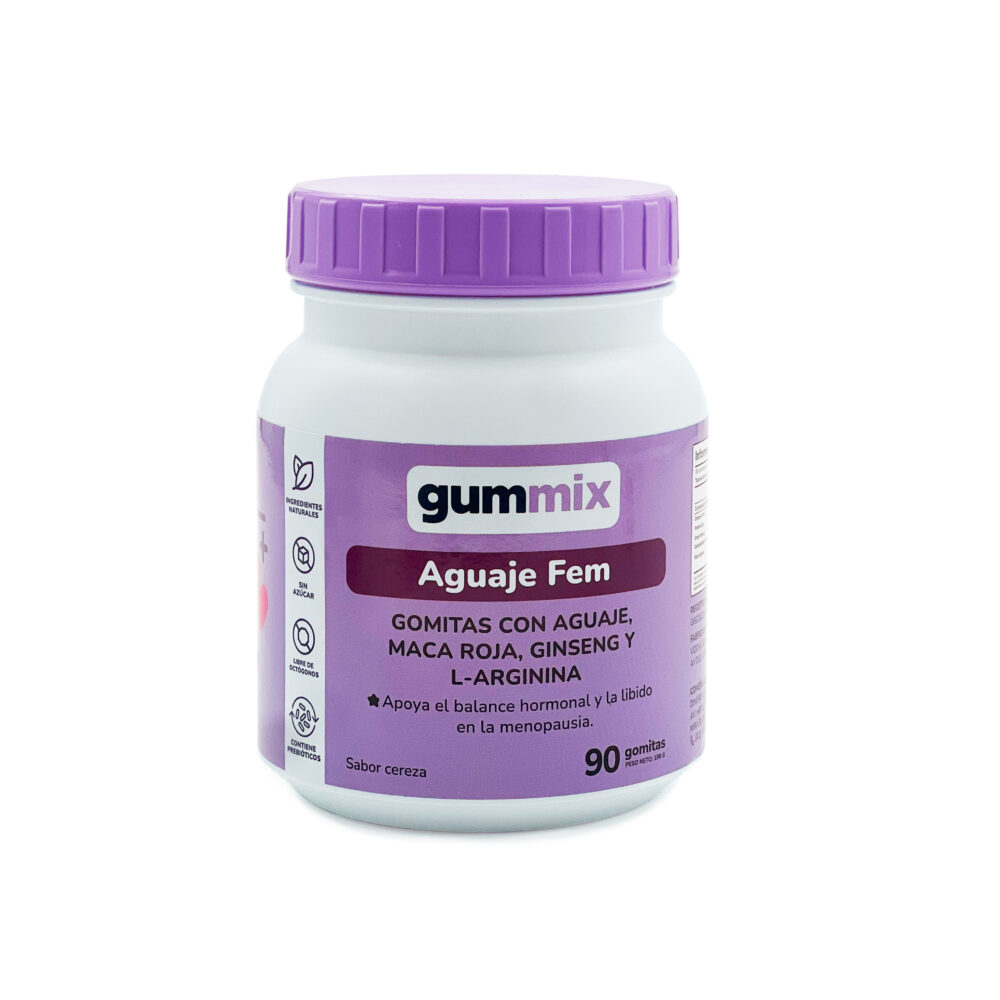 Aguaje Fem x 90 unidades (Gomitas aguaje, maca roja, ginseng & L-Arginina) - Imagen 3