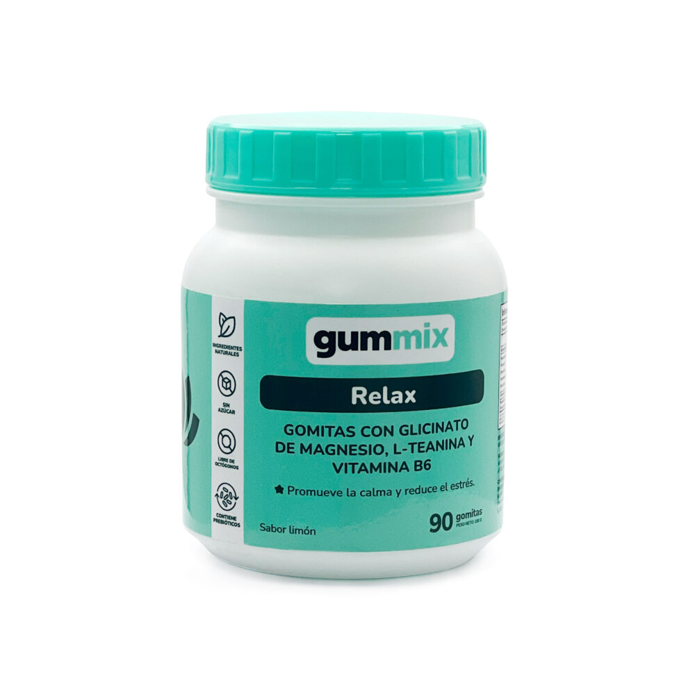Relax x 90 unidades (Gomitas glicinato de magnesio, L-Teanina & vitamina B6) - Imagen 3